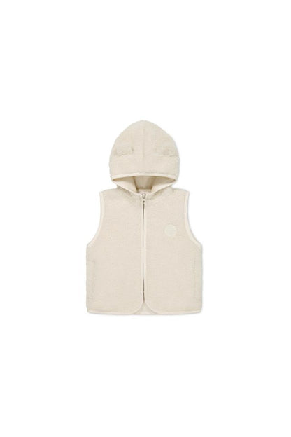 Neve Sherpa Vest - Natural  | Jamie Kay