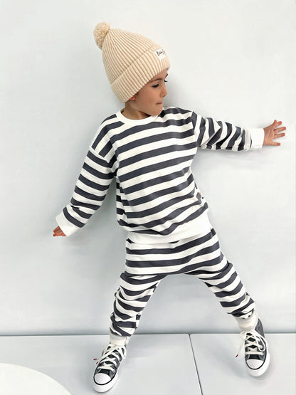 Sunny pant - Navy stripe | Bobby G Babywear