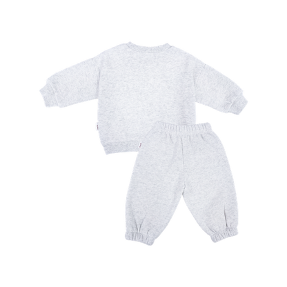 Kids Soll Fleece Set - Grey/Beige