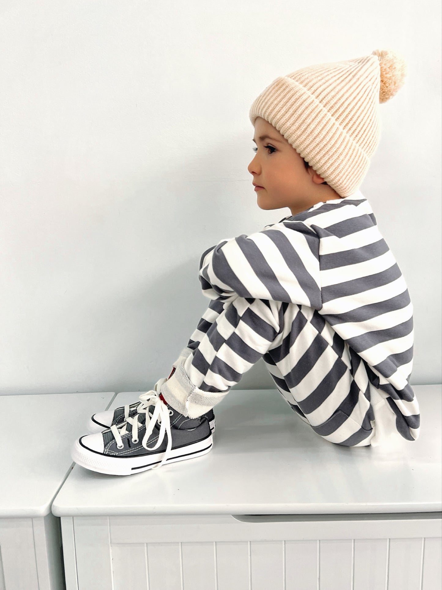 Sunny pant - Navy stripe | Bobby G Babywear