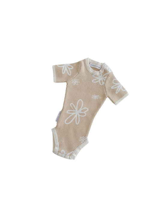 SUMMER RIBBED BODYSUIT | GIA (LATTE) - ZIGGY LOU SPRING SUMMER 24