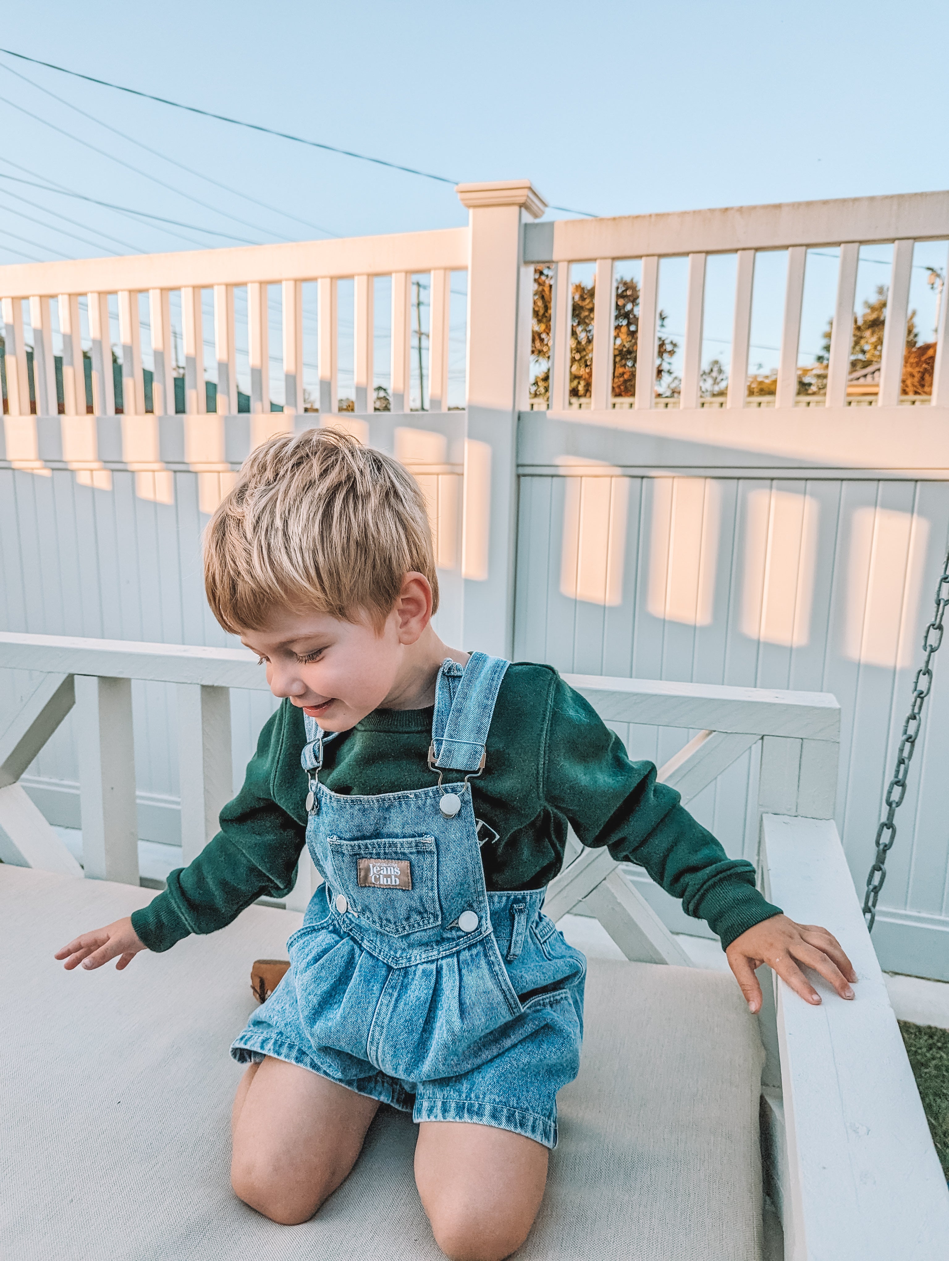 Twin Collective Stardust Shortall - 80s Blue Denim – wyldeclothing