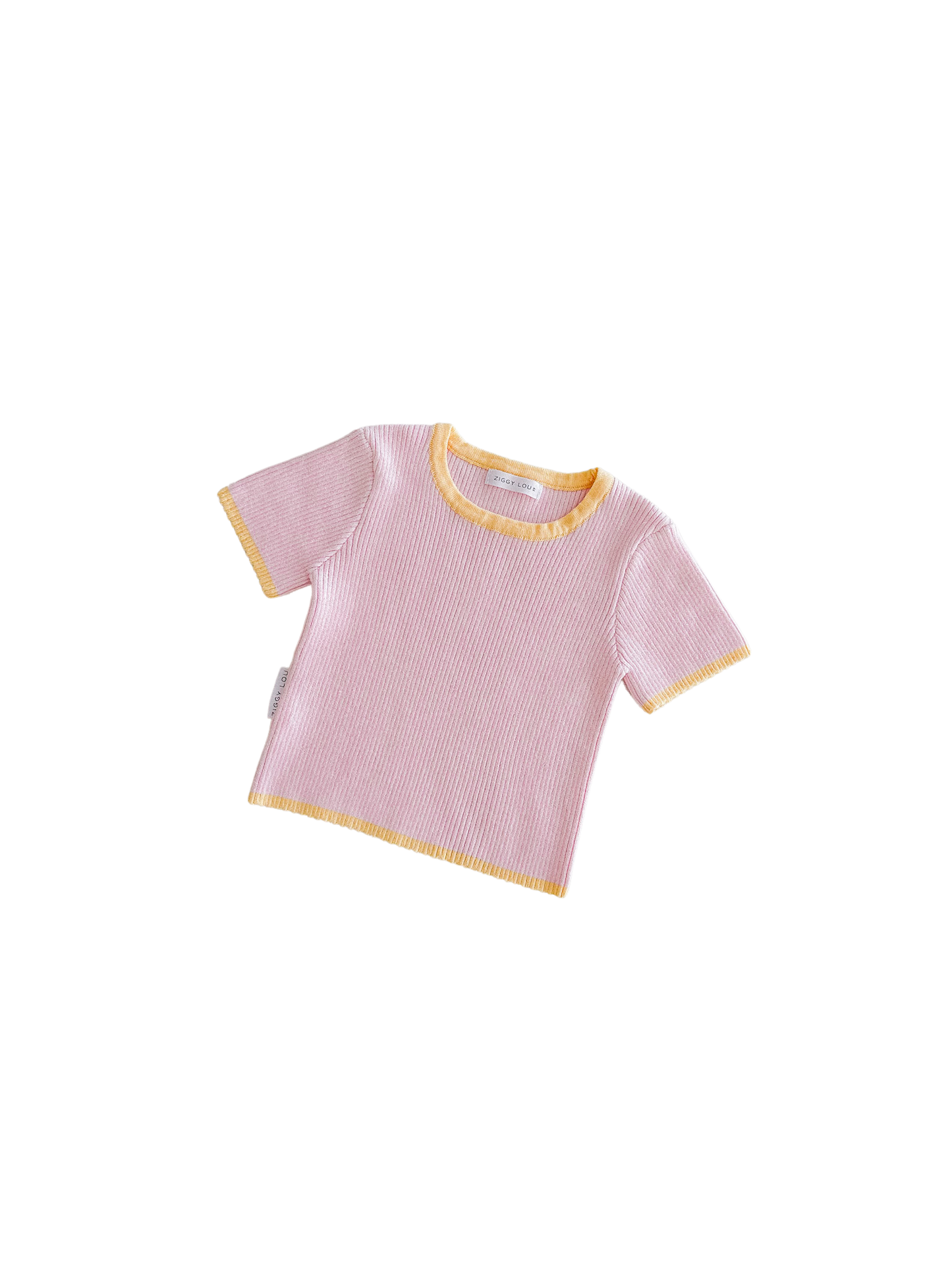 RIBBED TEE | CLEMENTINE - ZIGGY LOU SPRING SUMMER 24