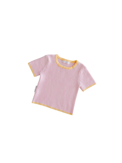 RIBBED TEE | CLEMENTINE - ZIGGY LOU SPRING SUMMER 24