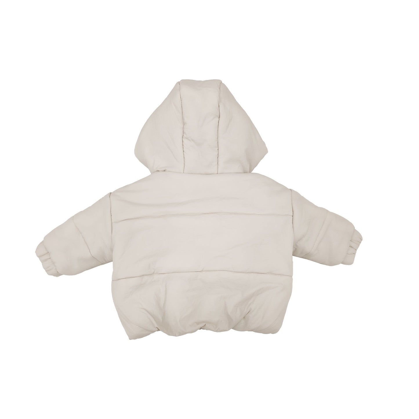 Kids Hooded Puffer Jacket - Beige | Soll