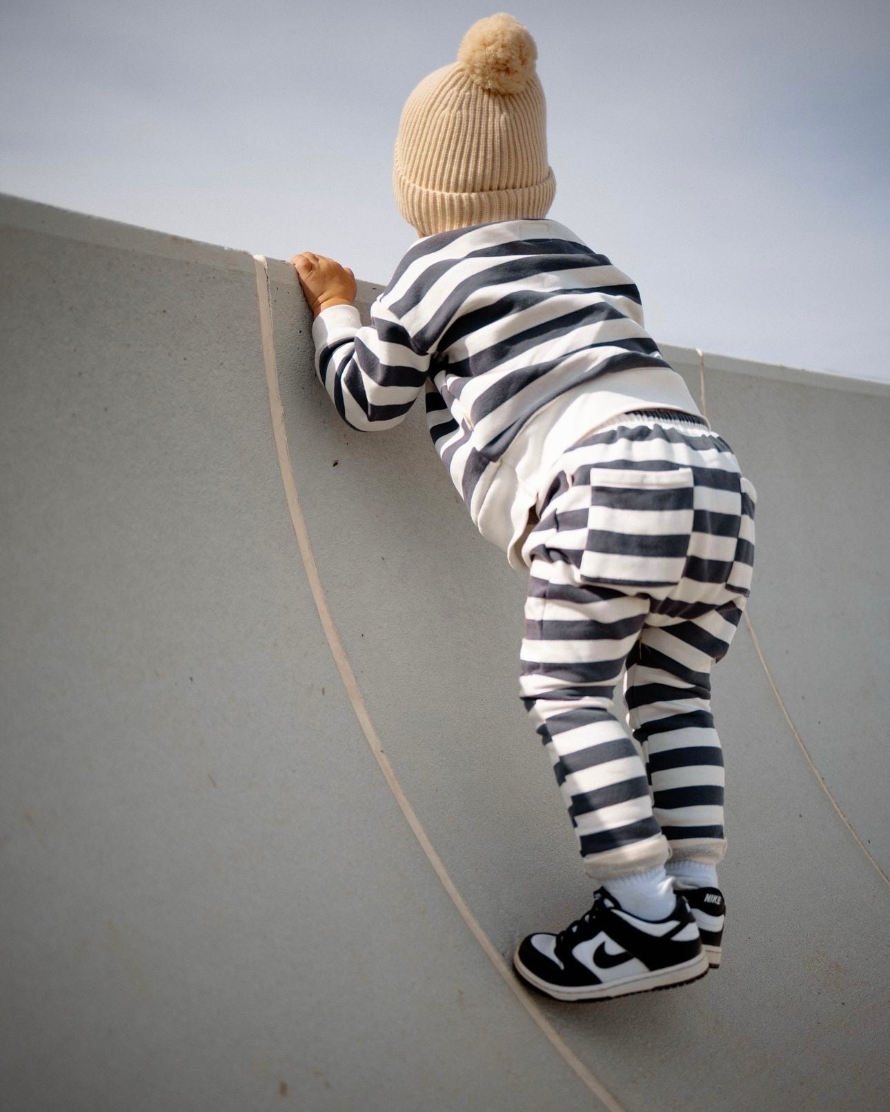 Sunny pant - Navy stripe | Bobby G Babywear