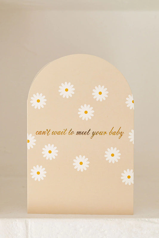 Greeting Card - Can't Wait To Meet Your Baby