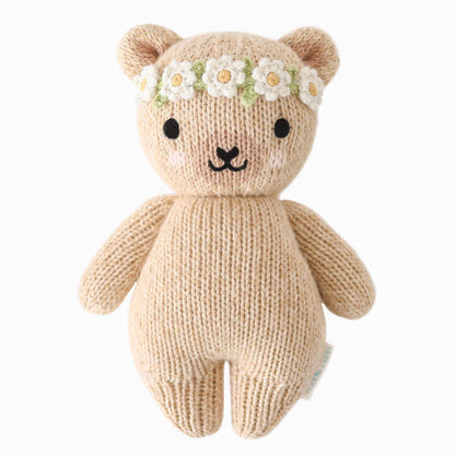 Cuddle + Kind - Baby Honey Bear | Ivory Floral