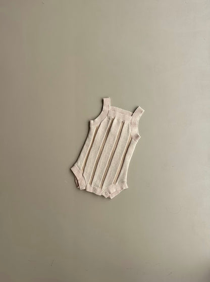 Wide Rib Romper | Two Tone | WYLDE.