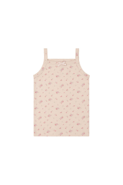 Organic Cotton Singlet - Cindy Whisper | Jamie Kay