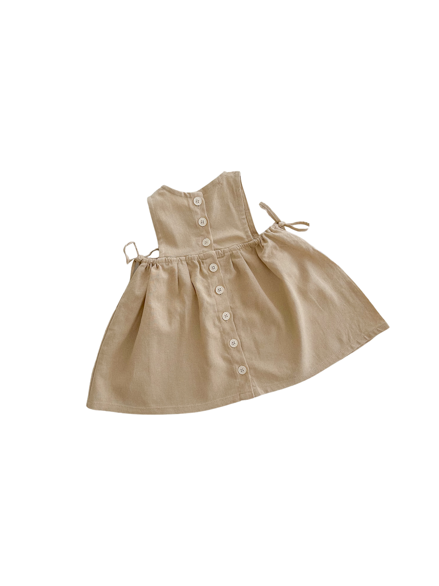 SOFIA DRESS | OATMEAL (KIDS) - ZIGGY LOU SPRING SUMMER 24