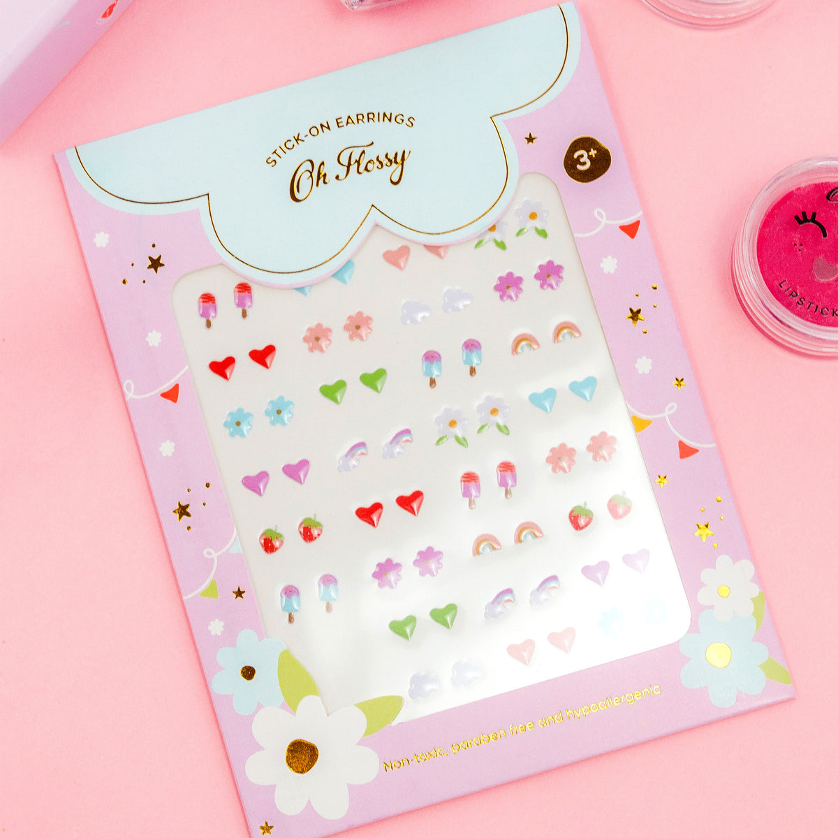 Oh Flossy Kids Stick-On Earrings Oh Flossy