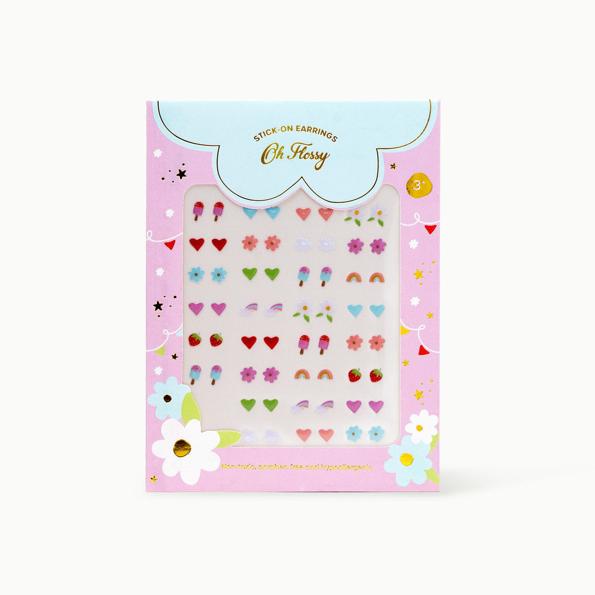 Oh Flossy Kids Stick-On Earrings Oh Flossy