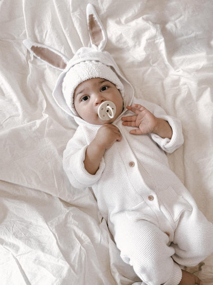 Harriet Bunny Romper | Coconut - Raising Reign Easter