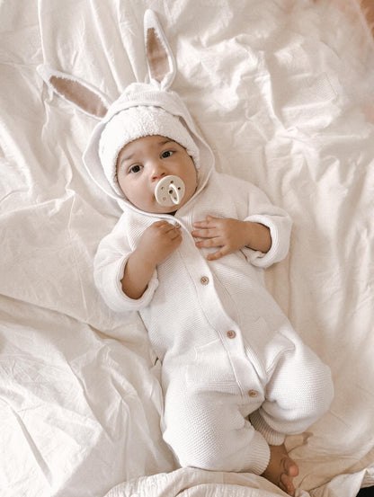 Harriet Bunny Romper | Coconut - Raising Reign Easter