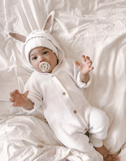 Harriet Bunny Romper | Coconut - Raising Reign Easter