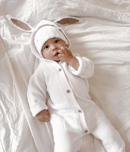 Harriet Bunny Romper | Coconut - Raising Reign Easter