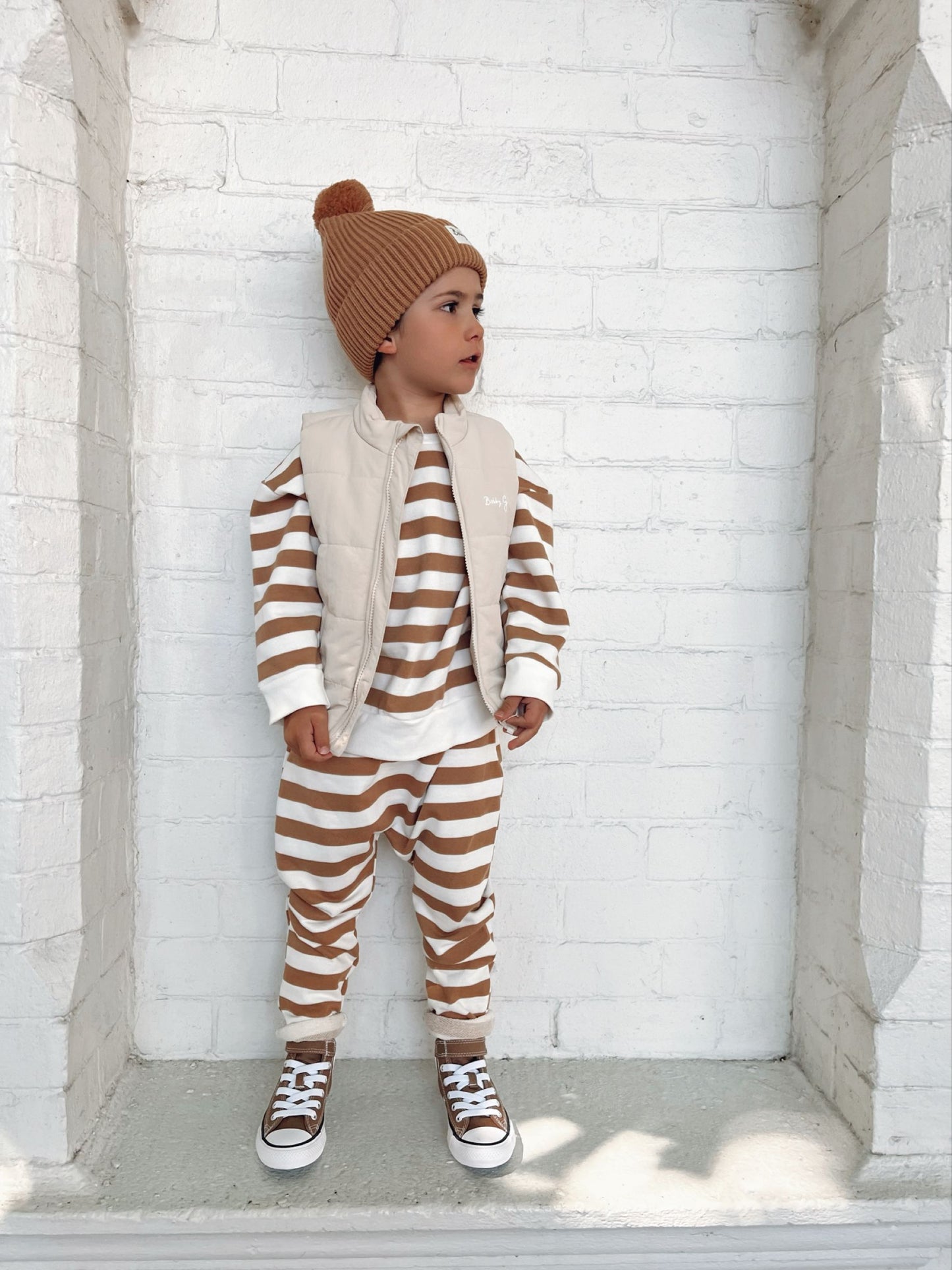 Ari Puffer vest - Eggshell | Bobby G Baby Wear Bobby G