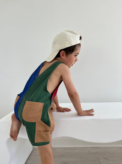 CARPENTER SHORTALL - 90s COLOURBLOCK | Twin Collective