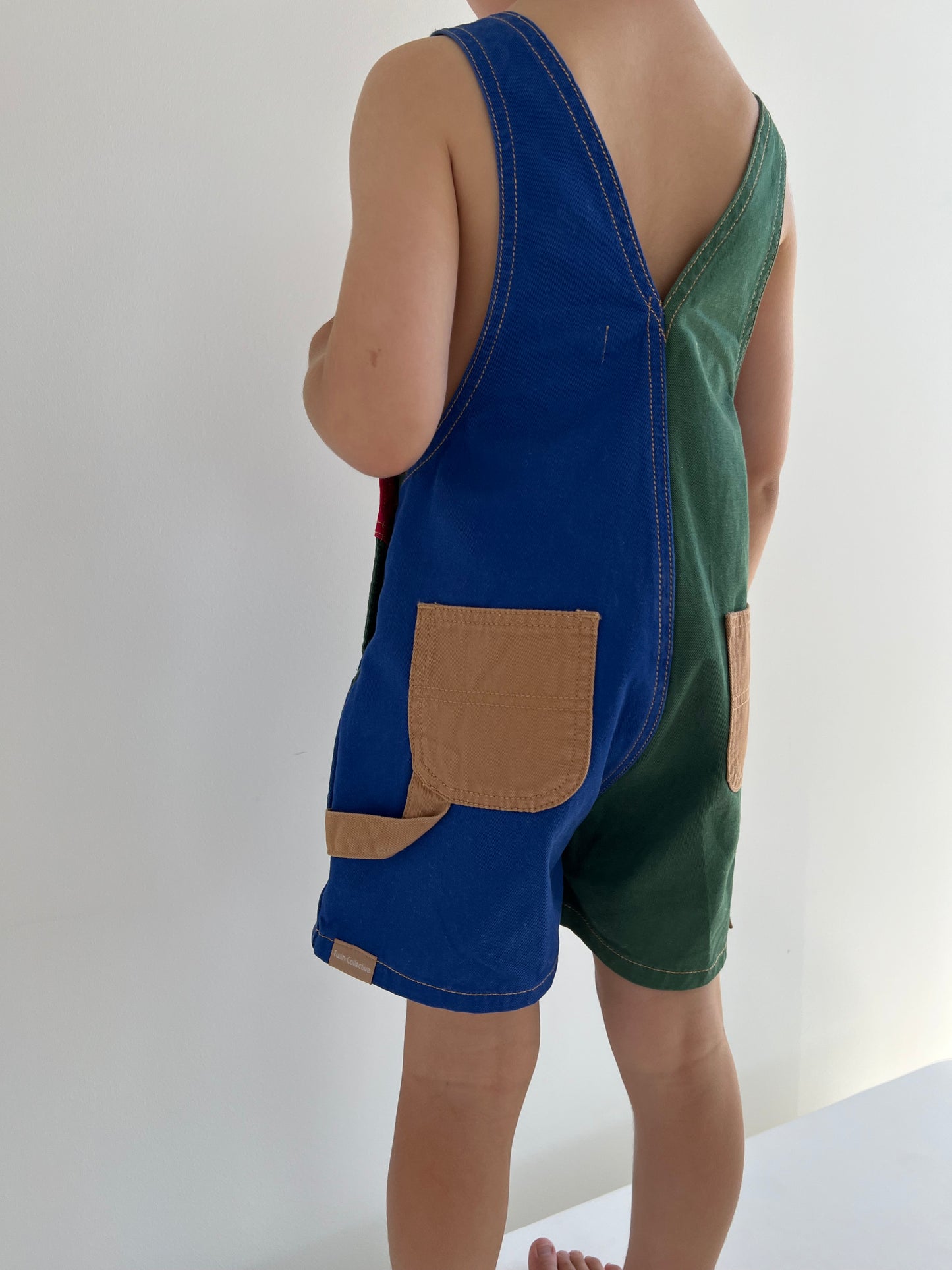 CARPENTER SHORTALL - 90s COLOURBLOCK | Twin Collective Twin Collective