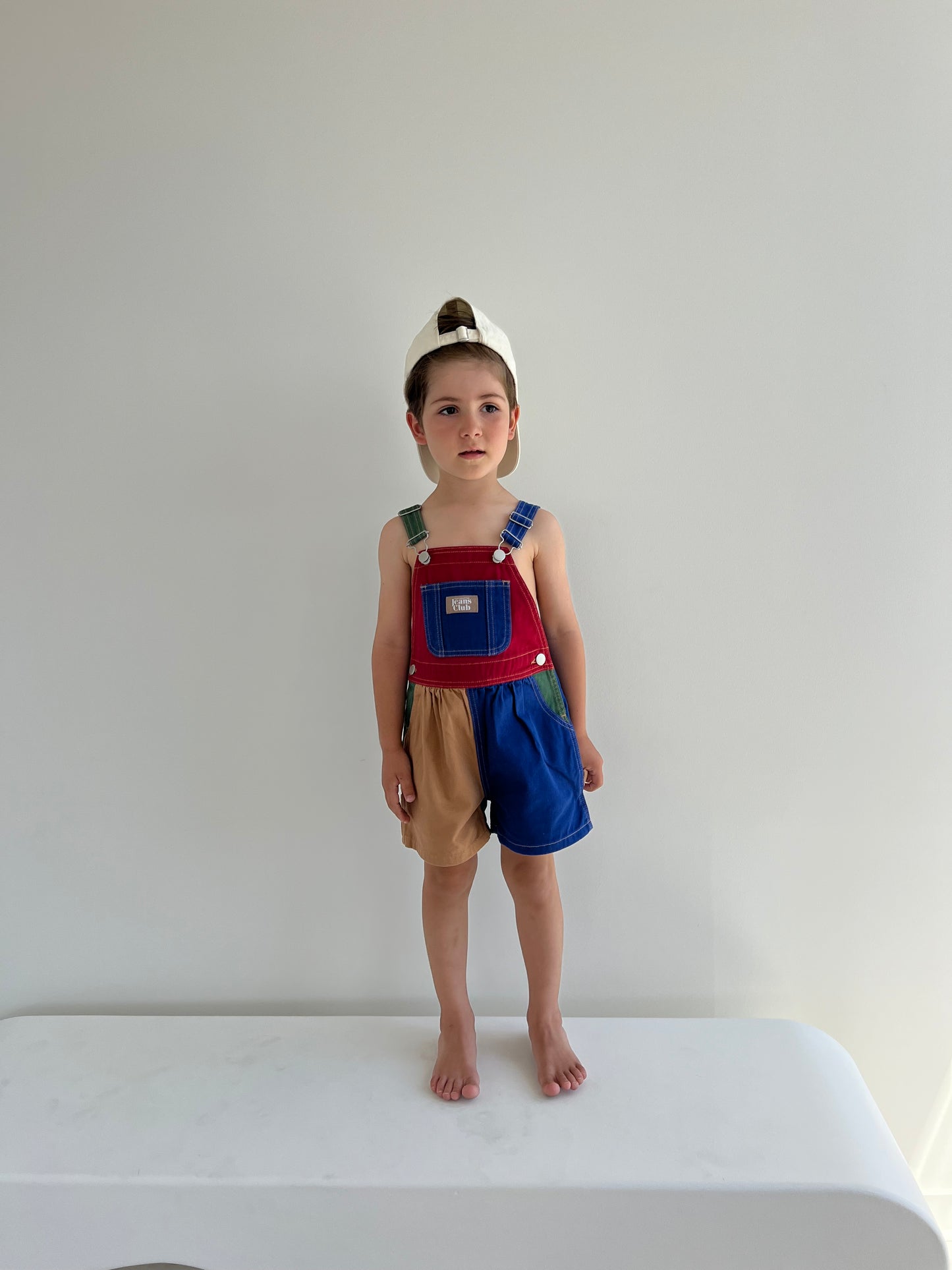 CARPENTER SHORTALL - 90s COLOURBLOCK | Twin Collective Twin Collective