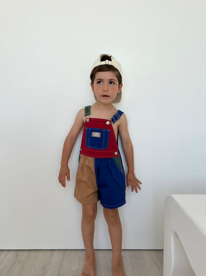 CARPENTER SHORTALL - 90s COLOURBLOCK | Twin Collective