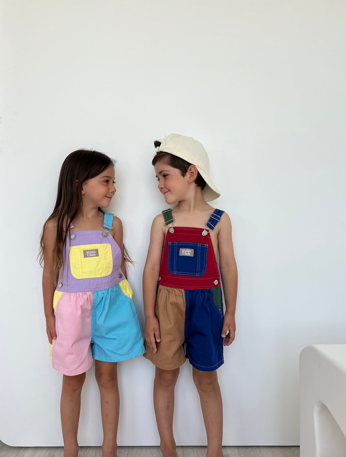 CARPENTER SHORTALL - 90s COLOURBLOCK | Twin Collective Twin Collective