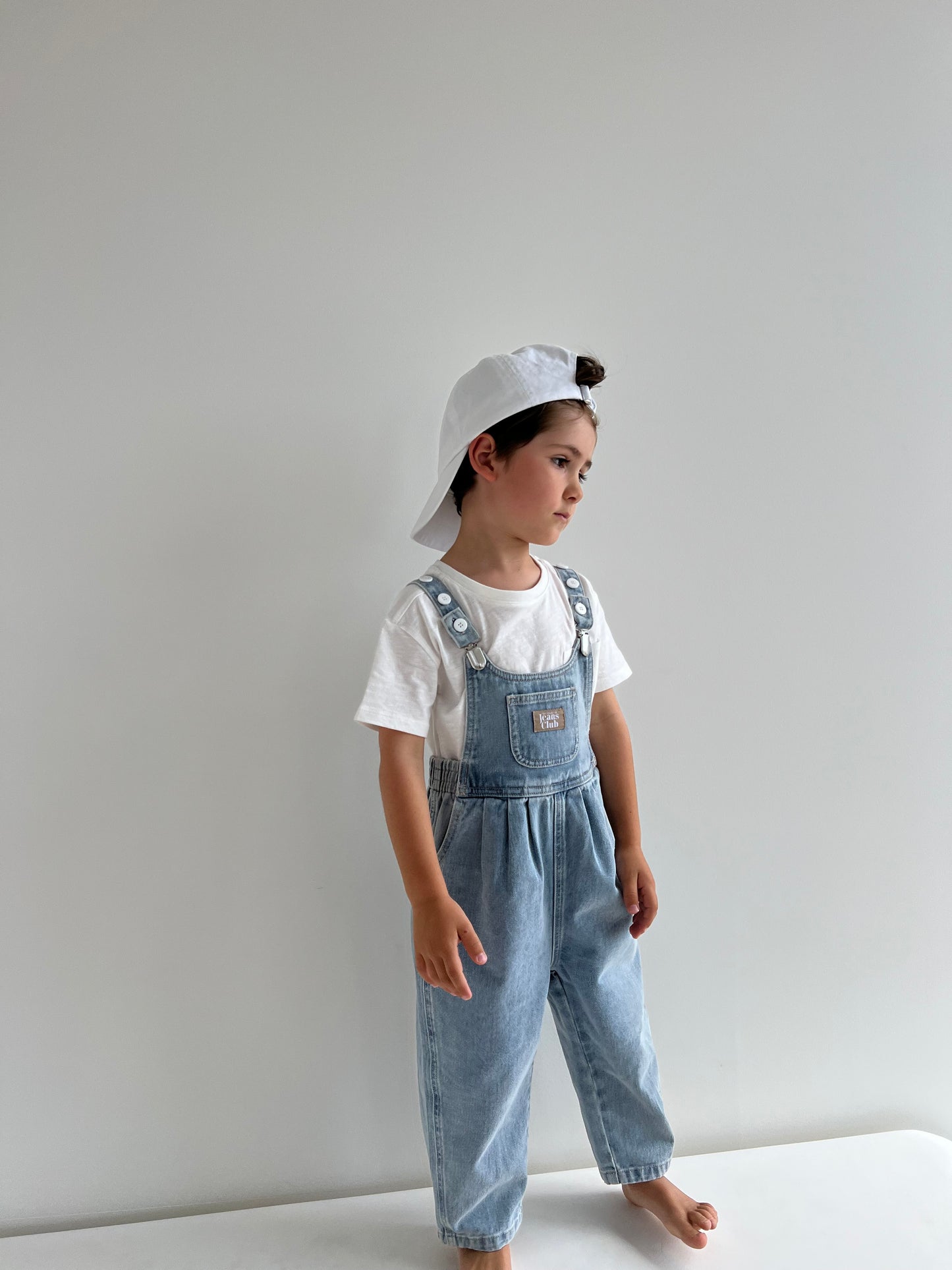 BOWIE BUBBLE OVERALL - FAME BLUE | Twin Collective