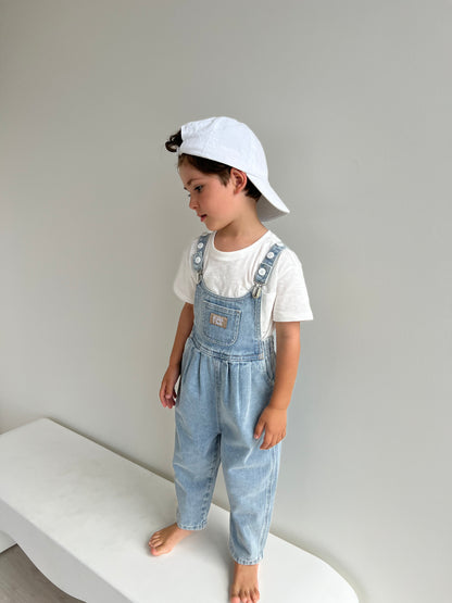 BOWIE BUBBLE OVERALL - FAME BLUE | Twin Collective