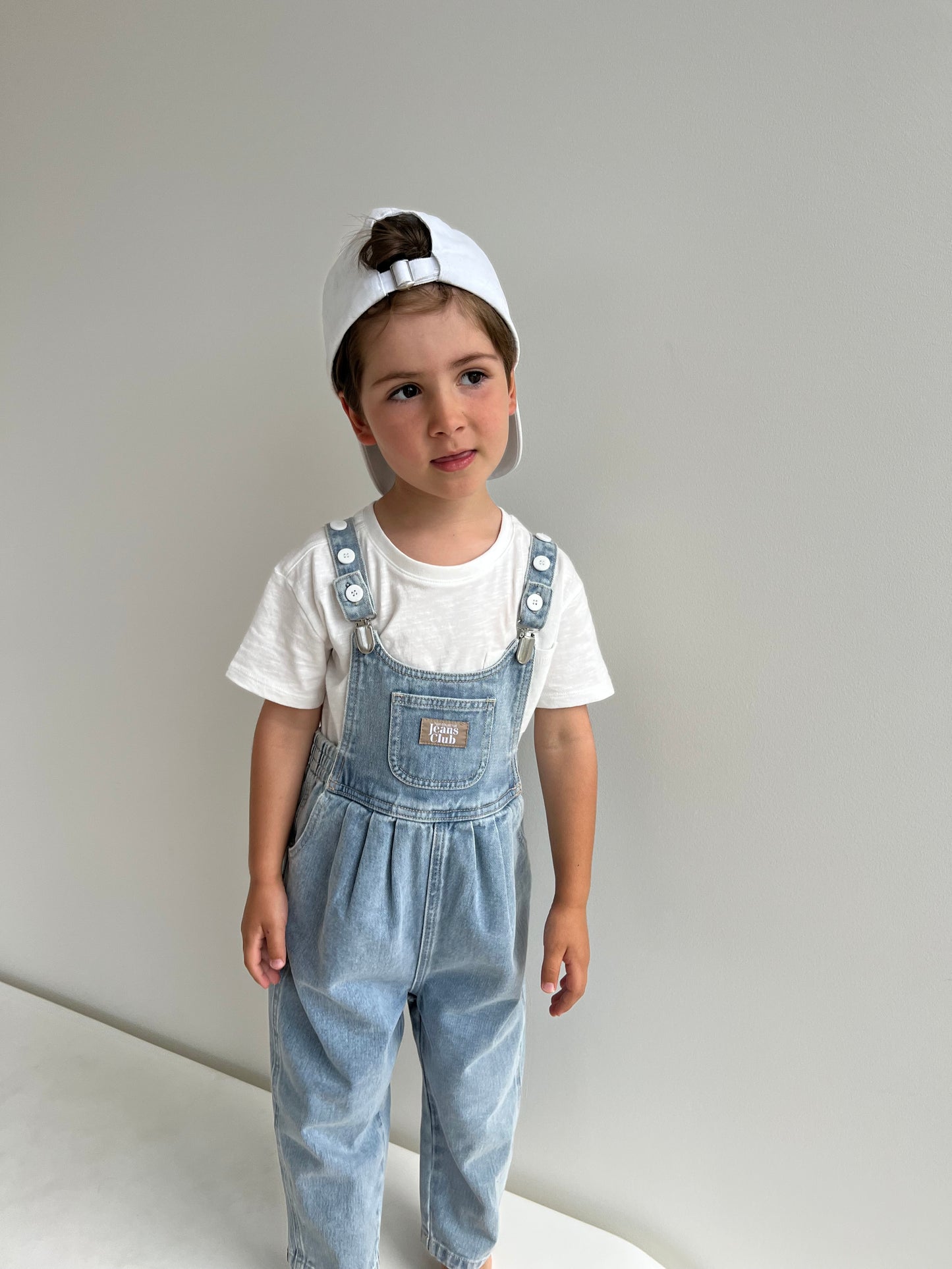 BOWIE BUBBLE OVERALL - FAME BLUE | Twin Collective