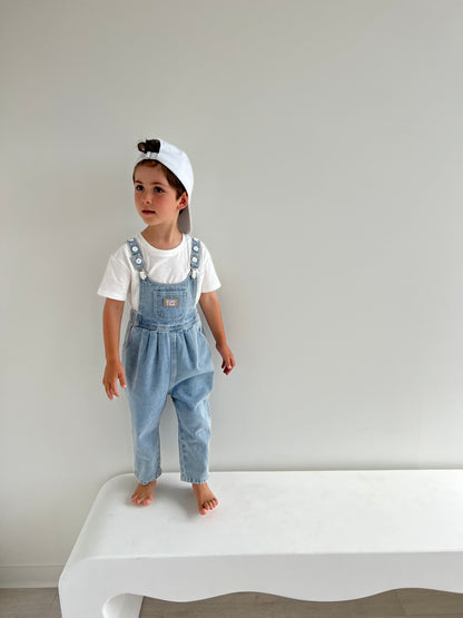 BOWIE BUBBLE OVERALL - FAME BLUE | Twin Collective