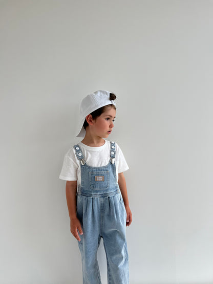 BOWIE BUBBLE OVERALL - FAME BLUE | Twin Collective