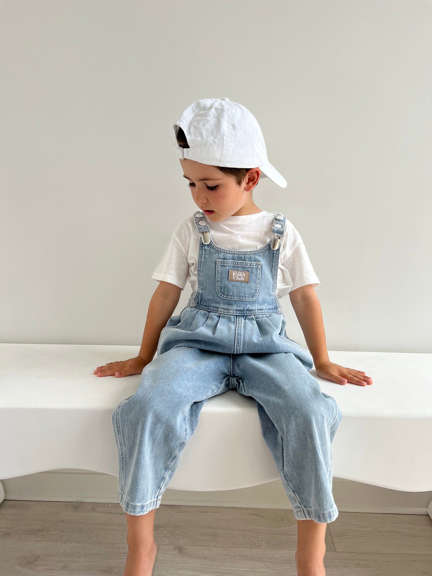 BOWIE BUBBLE OVERALL - FAME BLUE | Twin Collective