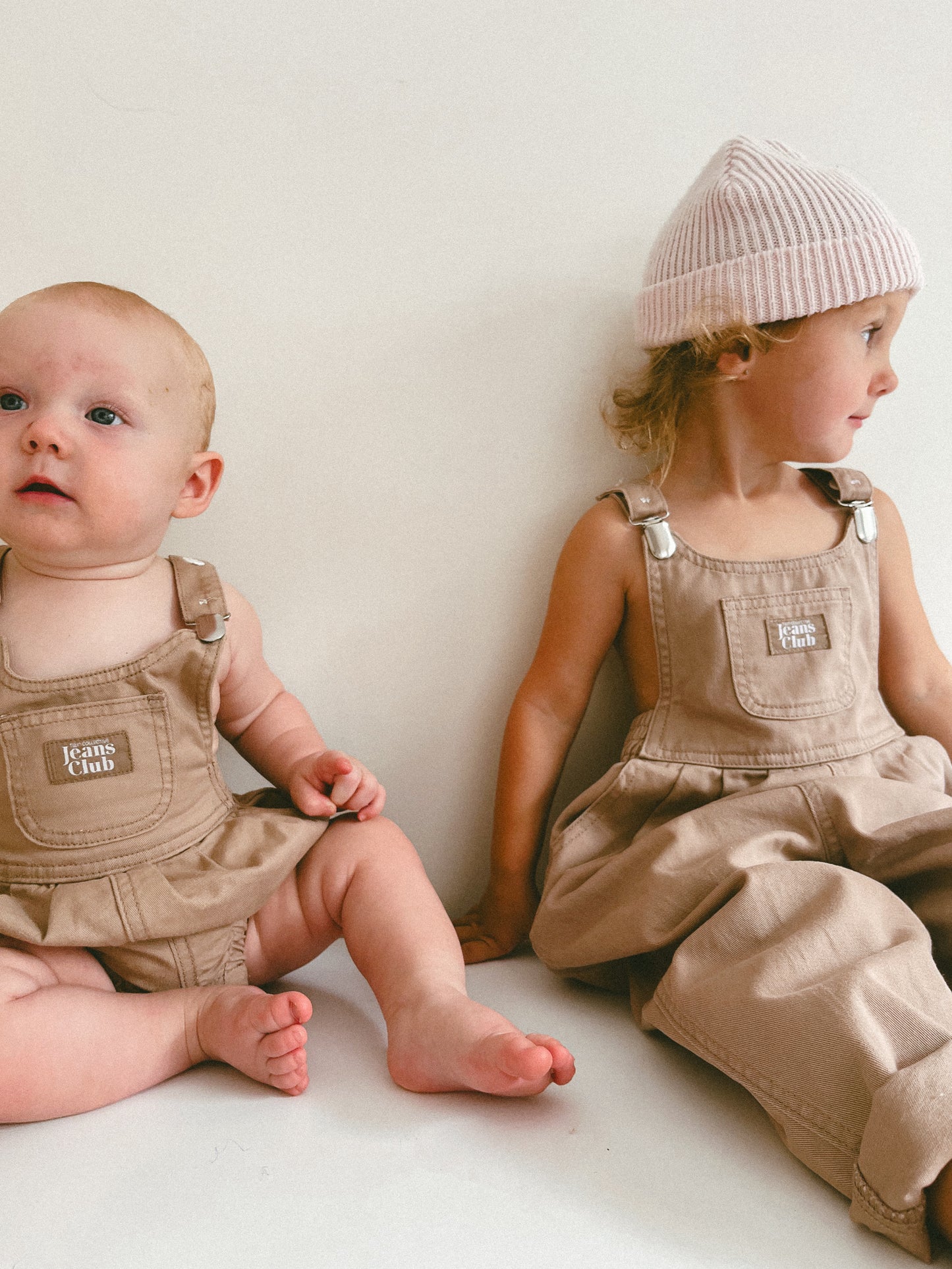 BOWIE BUBBLE ROMPER - LATTE BROWN | Twin Collective