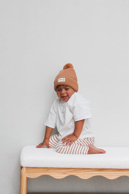 Pom Pom Beanie - Rusty | Bobby G Bobby G