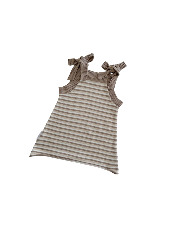 DRESS | CAPPUCCINO - ZIGGY LOU SPRING SUMMER 24