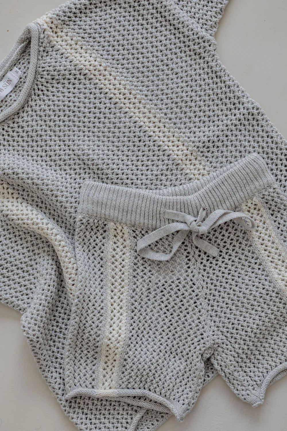 Belle and Sun - Crochet Shorts | Cloud