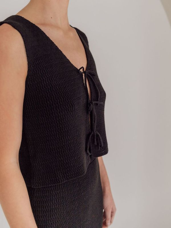 KNIT SINGLET | ONYX (WOMEN'S) - ZIGGY LOU