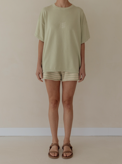 KNIT SHORTS | TALLOW (WOMEN'S) - ZIGGY LOU