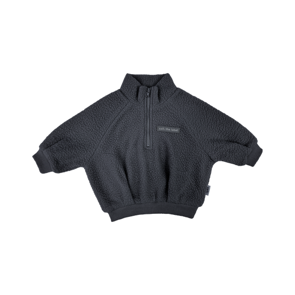 Kids Sherpa Jumper - Charcoal | Soll