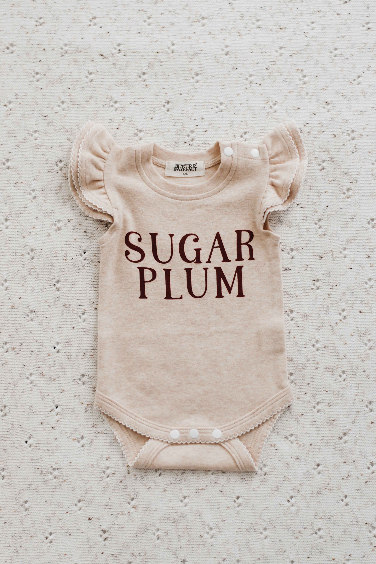 Bencer and Hazelnut- Christmas Sugar Plum Bodysuit/Tee wyldeclothing