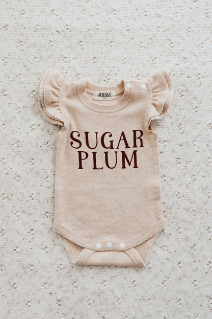 Bencer and Hazelnut- Christmas Sugar Plum Bodysuit/Tee