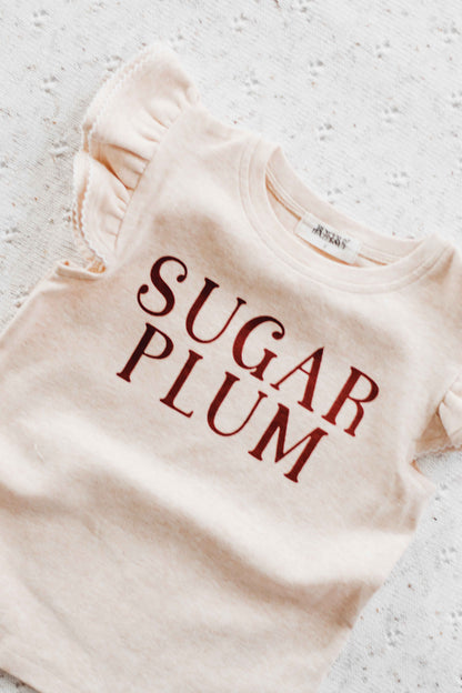 Bencer and Hazelnut- Christmas Sugar Plum Bodysuit/Tee wyldeclothing