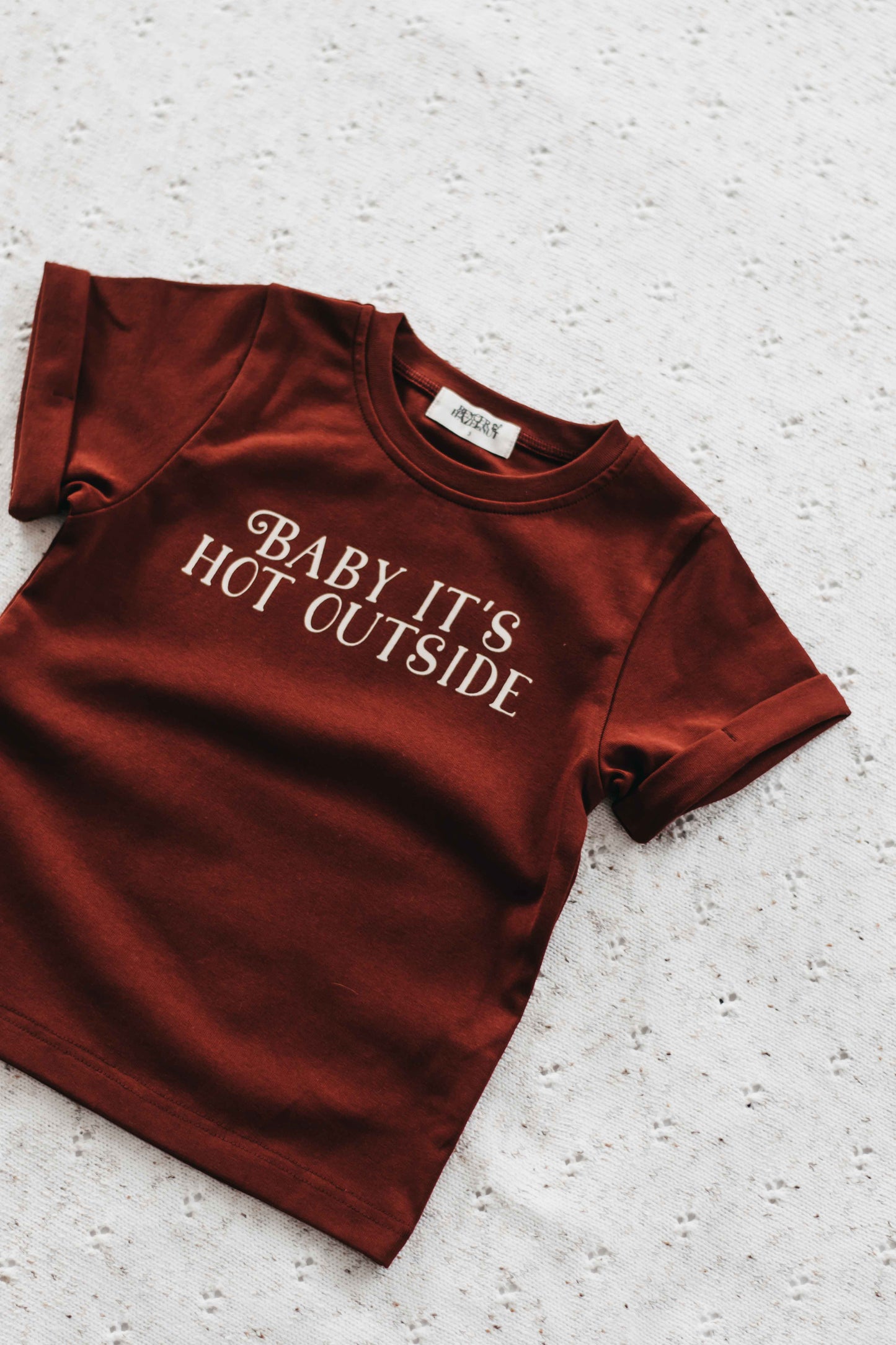 Bencer and Hazelnut- Christmas Baby It's Hot Outside Bodysuit/Tee