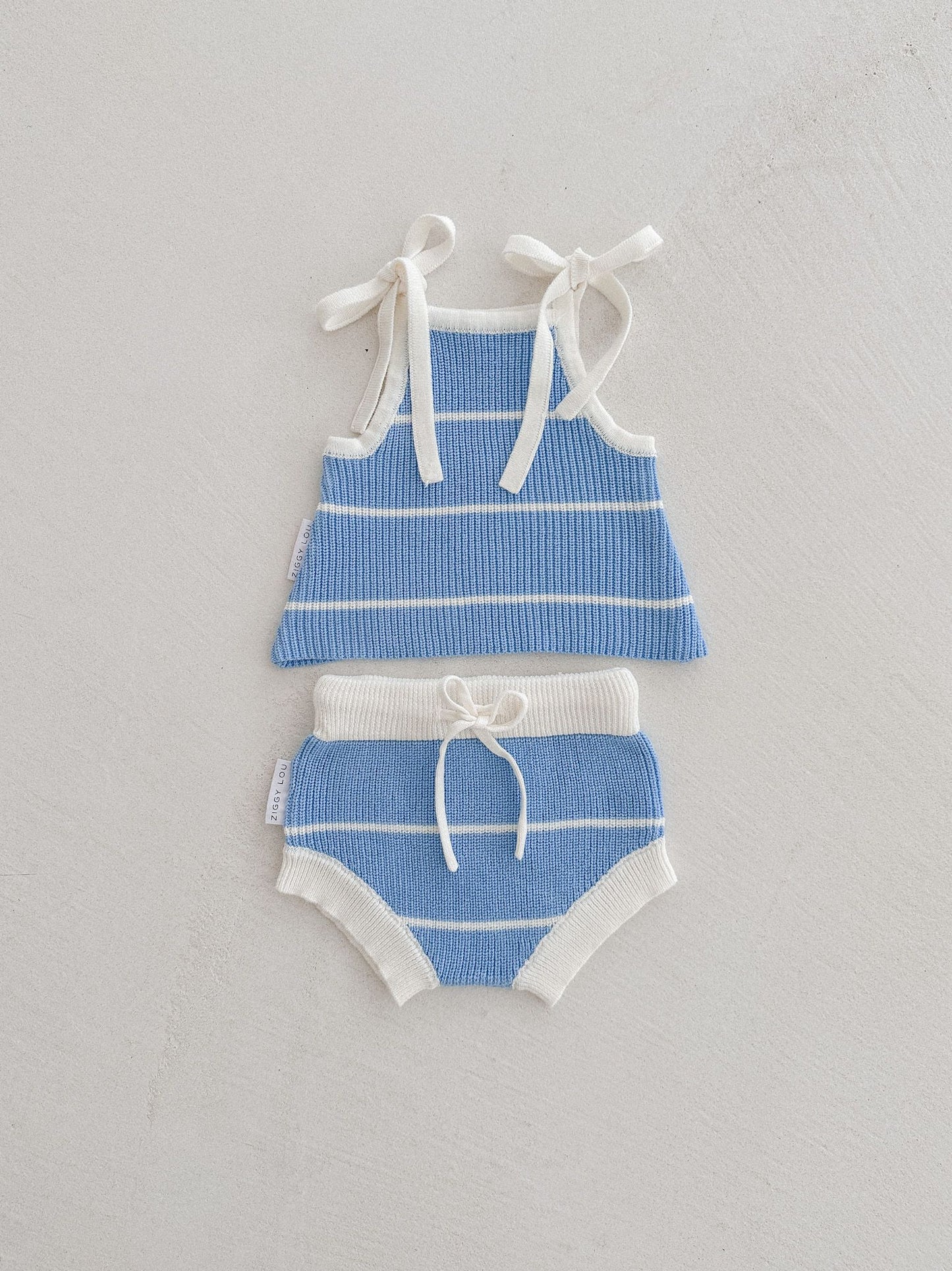 TIE SINGLET | RIVER STRIPE