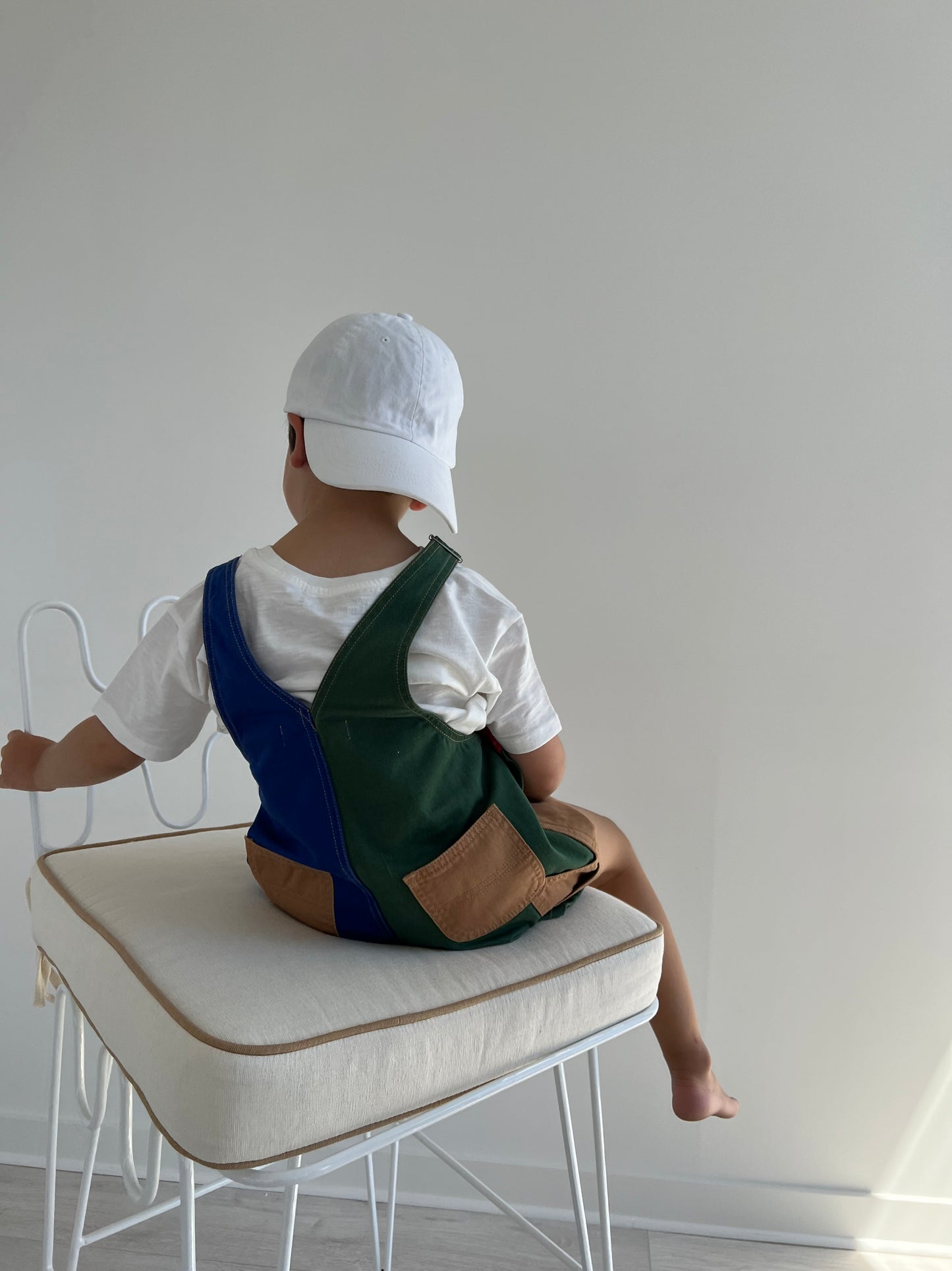 CARPENTER SHORTALL - 90s COLOURBLOCK | Twin Collective Twin Collective