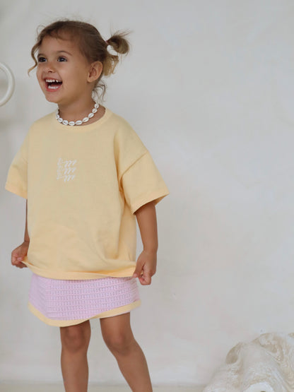 SIGNATURE TEE | BUTTER (KIDS) - ZIGGY LOU