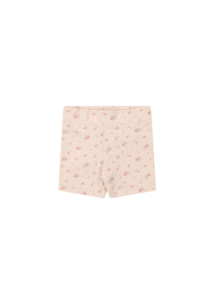 Organic Cotton Everyday Bike Short - Cindy Whisper Pink | Jamie Kay